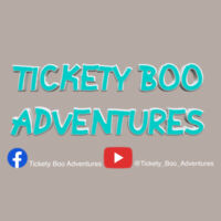 Men's Tickety Boo Adventures Blue Wording Design
