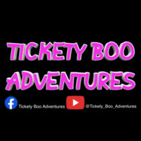 Men's Tickety Boo Adventures Pink Writing Design