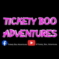 Women's Tickety Boo Adventures Pink Writing Design